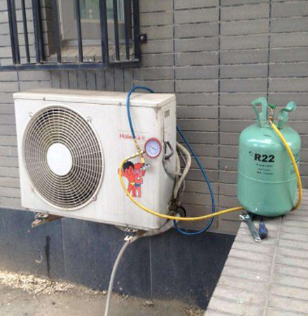 山阳空调加氟